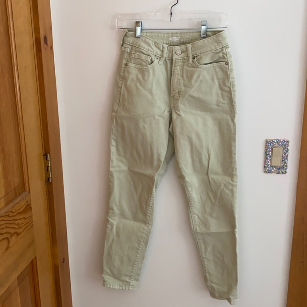 Old navy light green high rise jeans